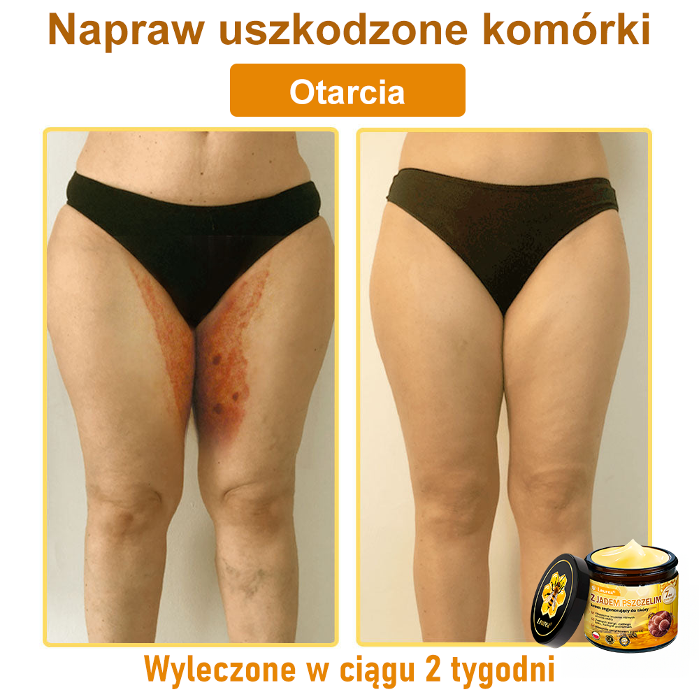 Leurea® Krem z Jadem Pszczelim 🔥 Regeneracja skóry, redukcja zmarszczek i promienny wygląd – 50 ml